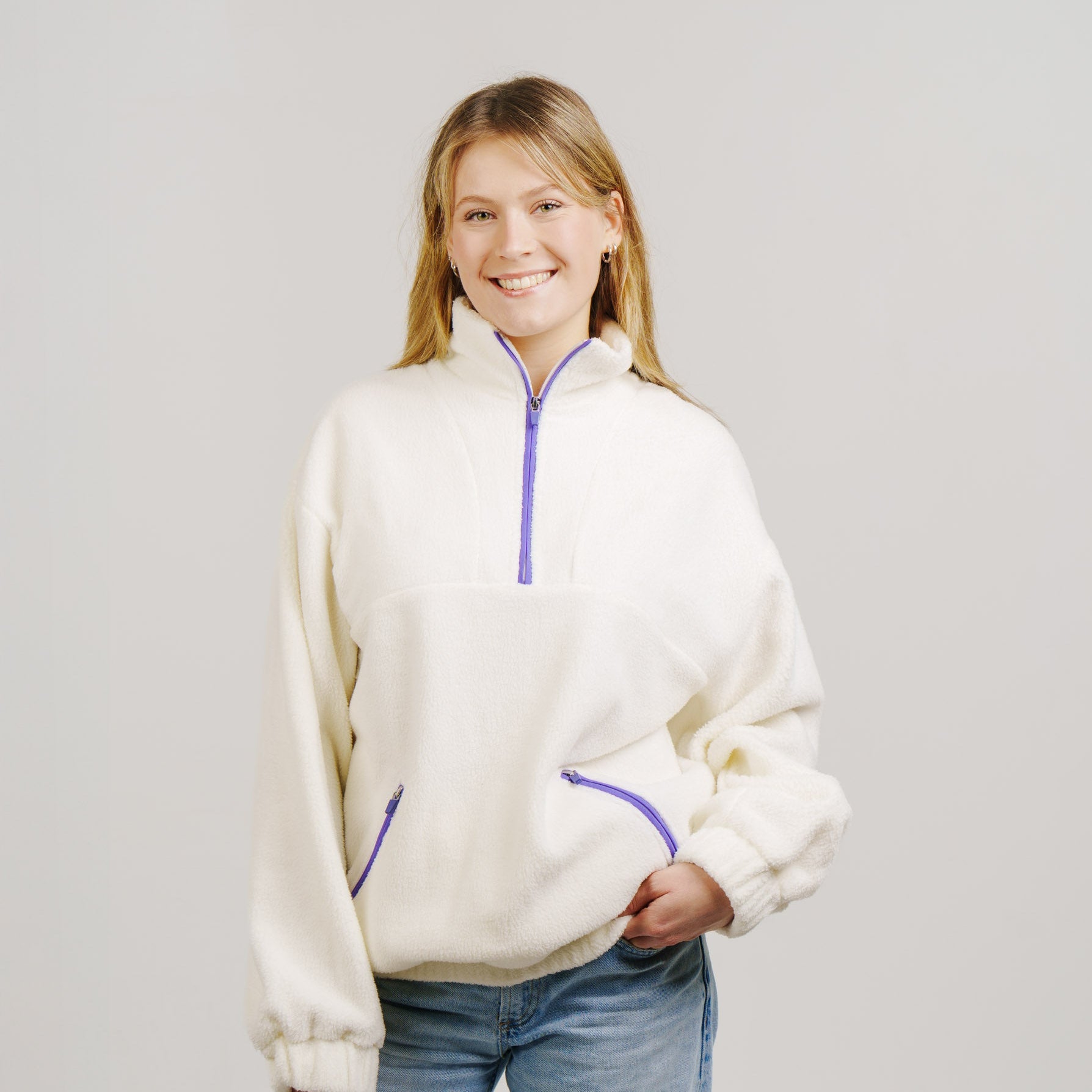 Fleecepullover Damen