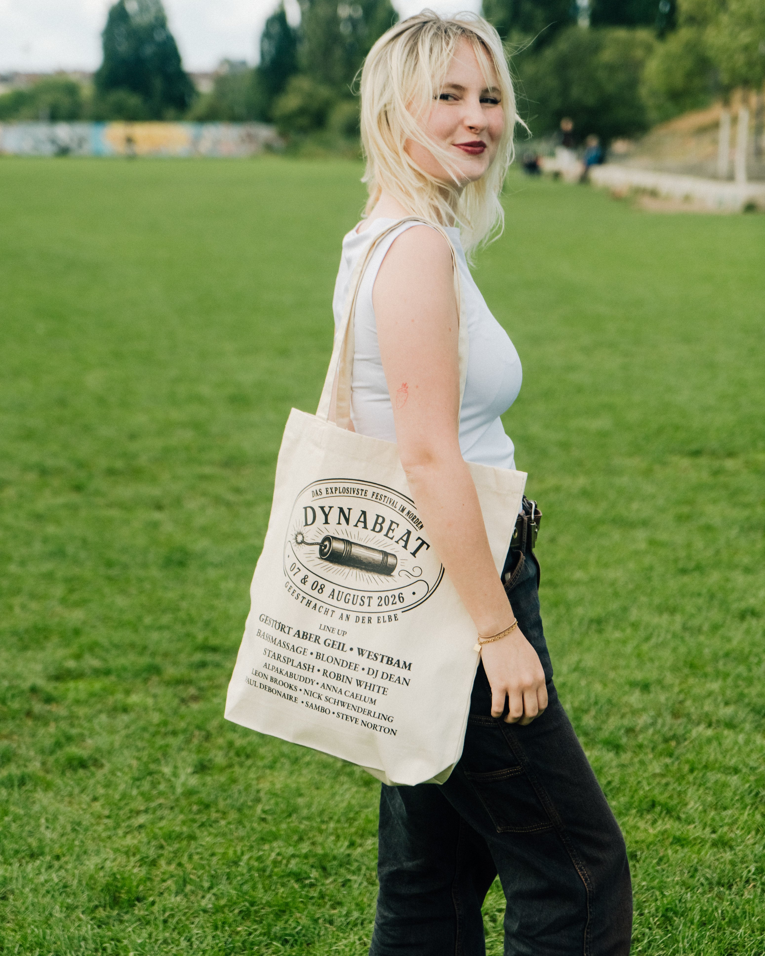 DYNABEAT Canvas Bag aus Baumwolle – Detailansicht