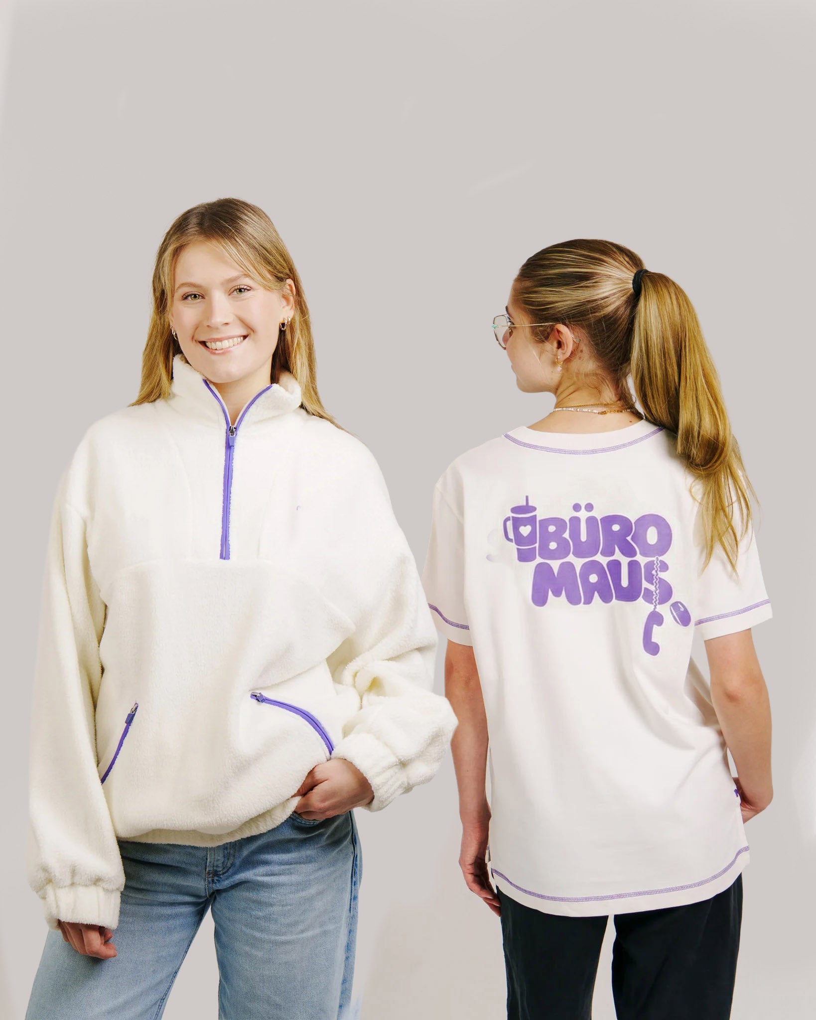 "Büromaus" Cozy Office Set Fleece + T-Shirt